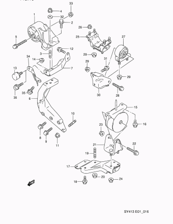 Baleno/Esteem SY416 SY416 (E01)