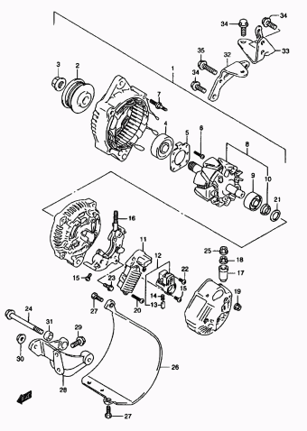 Baleno/Esteem SY416 SY416 (E03,E28,E33,E60:MY 2000)