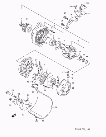 Baleno/Esteem SY416 SY416 (E01)