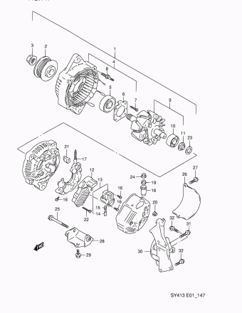 Baleno/Esteem SY418 SY418 (E01)