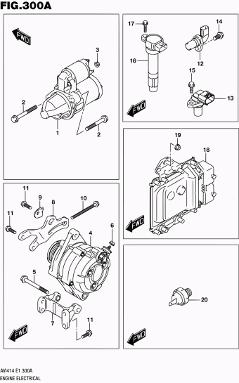 ERTIGA AVI414 AVI414-3 (E10,E31,E85,E96)