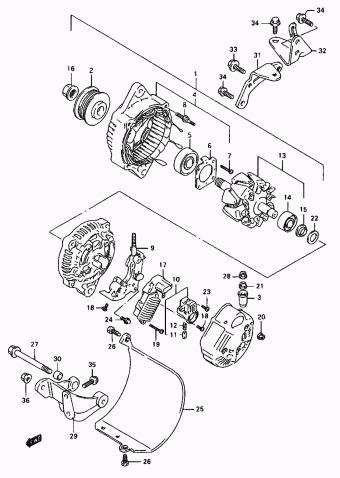 Baleno/Esteem SY416 SY416 (E03,E28,E33,E60:MY 1998)