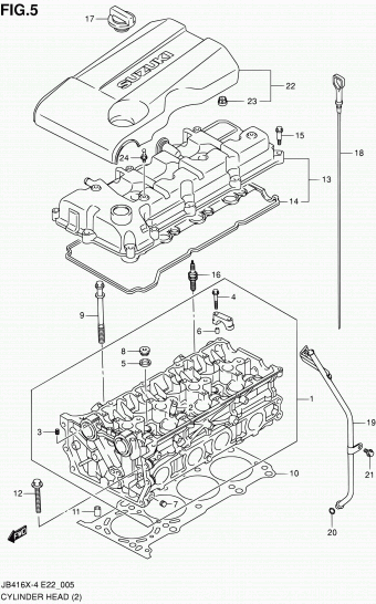Grand Vitara JB424 JB424X-4 (E02,E22,E24,E53,E90)