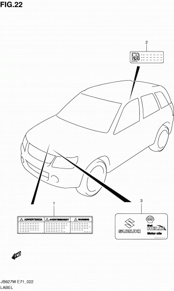 Grand Vitara JB627 JB627W (E71:MY 2006)