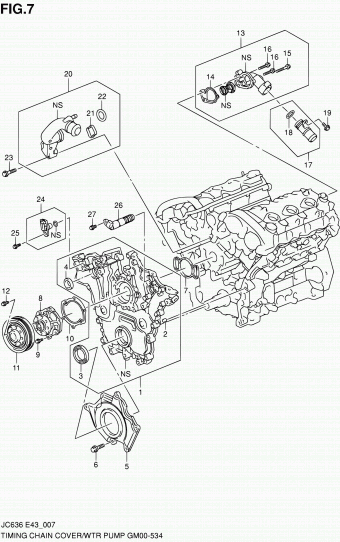 Grand Vitara XL-7 JC636 JC636 (E43)