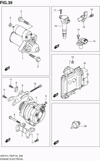 Swift AZF414 AZF414 (P08,P12)