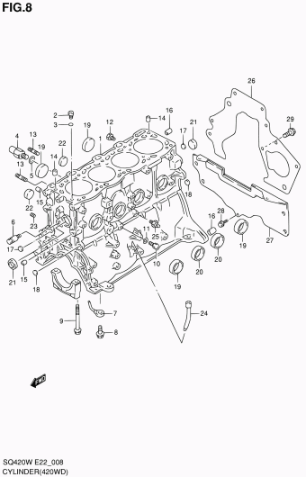 Grand Vitara SQ420 SQ420WD (E02,E22)