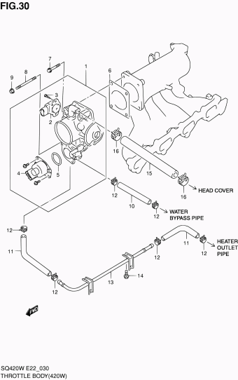 Grand Vitara SQ420 SQ420W (E02,E06,E21,E22,E24)