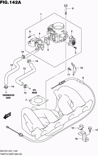 Jimny SN413 SN413V-7 (E10,E43,E85,E96)