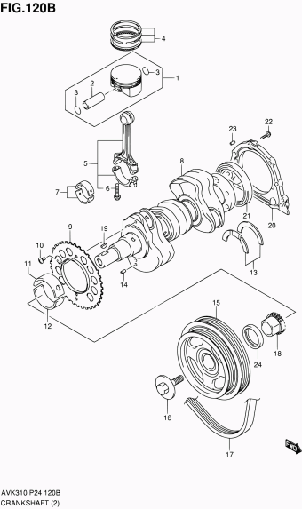 Alto - A-Star/Celerio/800/Fronte/Cultus AVK310 AVK310 (P31)