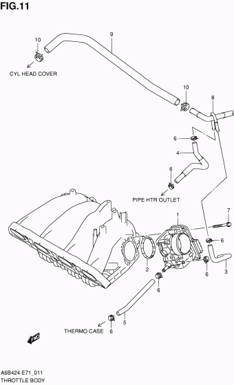 Kizashi A6B424 A6B424 (E71)
