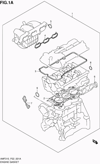 Alto - A-Star/Celerio/800/Fronte/Cultus AMF310 AMF310-2 (E02,E22)