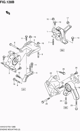 Alto - A-Star/Celerio/800/Fronte/Cultus AVK310 AVK310 (P31)