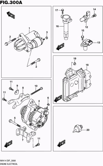 ERTIGA AVI414 AVI414 EXP (E85,E96)