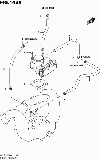 Grand Vitara JB416 JB416X-8 (E10,E96)