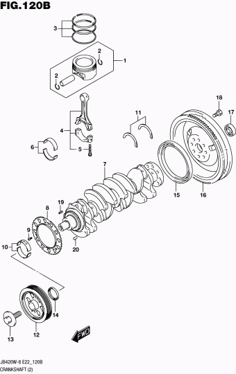 Grand Vitara JB424 JB424W-8 (E43)