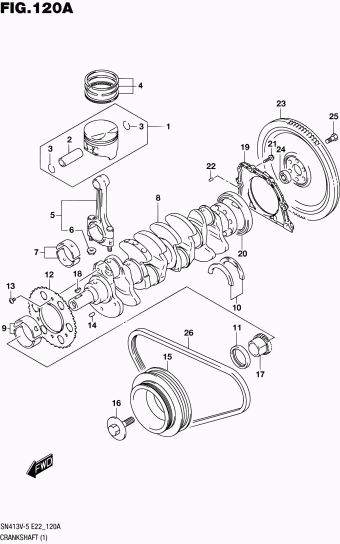 Jimny SN413 SN413V-7 (E10,E43,E85,E96)