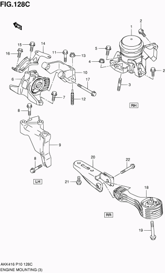 SX4/S-Cross AKK416 AKK416 (E10,E96,E48,E71,E85)