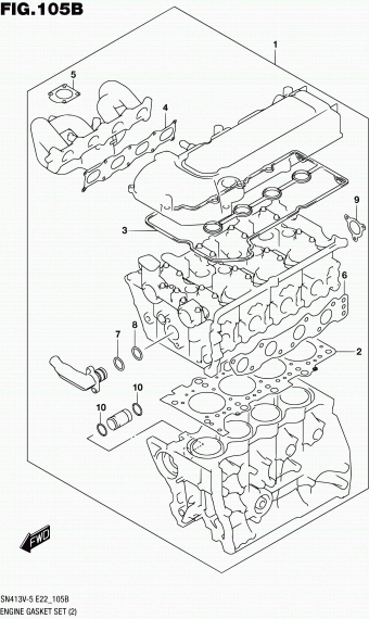 Jimny SN413 SN413V-7 (E10,E43,E85,E96)