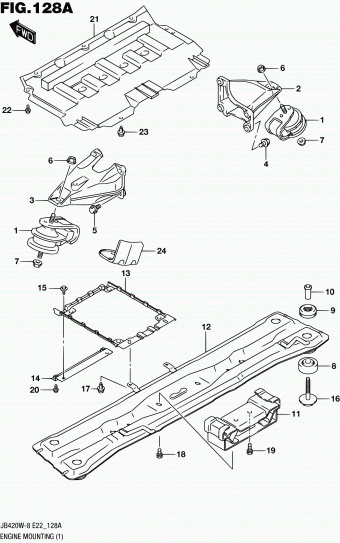 Grand Vitara JB420 JB420W-8 (E96)