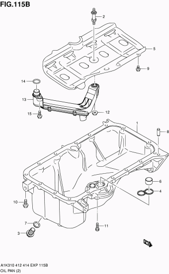 Baleno/Esteem A1K412 A1K412 (E02,E22)