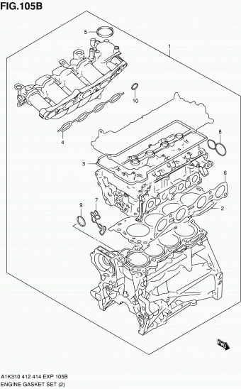 Baleno/Esteem A1K412 A1K412 (E02,E22)