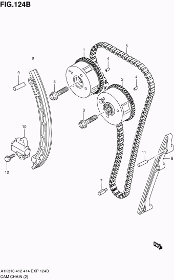 Baleno/Esteem A1K412 A1K412 (E02,E22)
