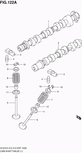 Baleno/Esteem A1K310 A1K310 (E02,E22,E24,E38)