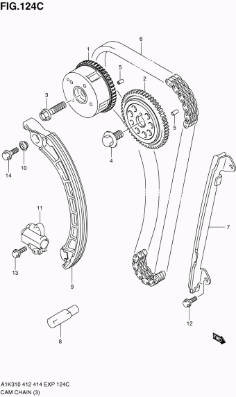 Baleno/Esteem A1K414 A1K414 (E48,E96)