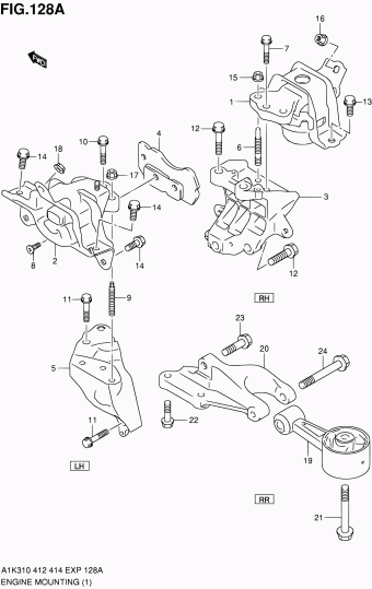 Baleno/Esteem A1K310 A1K310 (E02,E22,E24,E38)