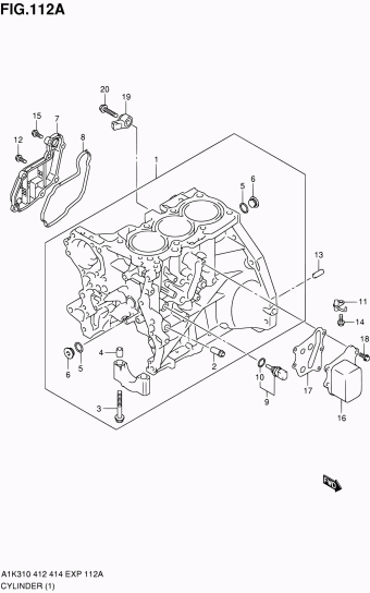Baleno/Esteem A1K310 A1K310 (E02,E22,E24,E38)