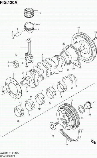 Ciaz AVB414 AVB414 (E10,E71,E85,E96)
