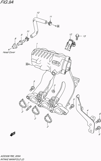 Alto - A-Star/Celerio/800/Fronte/Cultus AOD308 AOD308-2 (P85)