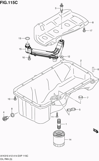 Baleno/Esteem A1K414 A1K414 (E48,E96)