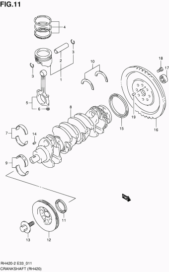 Aerio RH420 RH420-2 (E03,E28,E33:MY 2004)