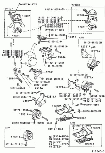 CELICA ST204R-BLMSKQ ST20#