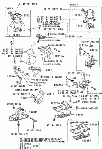 CELICA ST204L-BKMGKA AT200,ST204