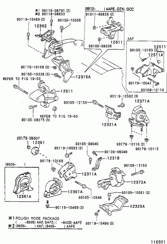 COROLLA SED/CP/WG AE101L-AEPNKB AE10#,CE100,EE10#