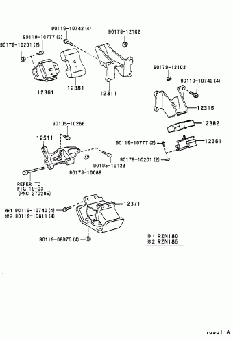 4RUNNER RZN180L-GKPSKA RZN18#,VZN18#