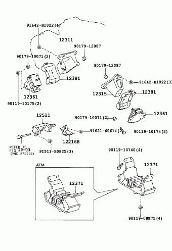 TACOMA VZN170L-CRMDKAB RZN161,171,VZN160,170