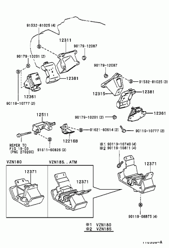 4RUNNER VZN185L-GKPGKA RZN18#,VZN18#