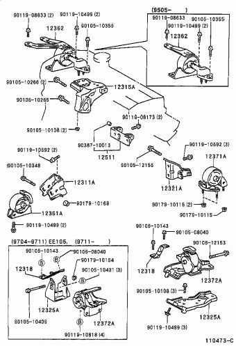 COROLLA SED/CP/WG EE100L-AWMDSB AE10#,CE100,EE10#
