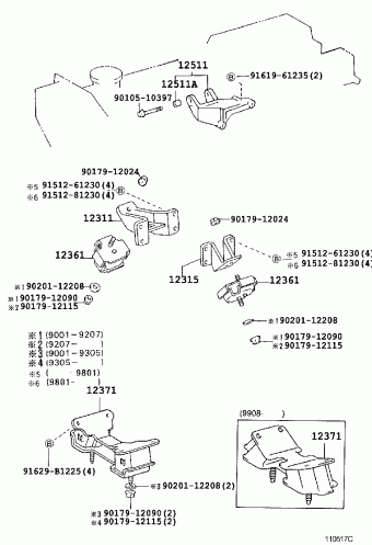 LAND CRUISER HZJ75LP-MRW BJ73,LJ7#,RJ7#,HZJ7#,PZJ7#,KZJ7#