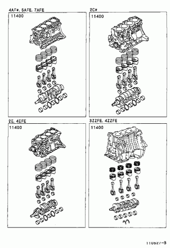 COROLLA SED/WG AE111L-GEMDKB AE11#,CE110,EE11#,ZZE11#