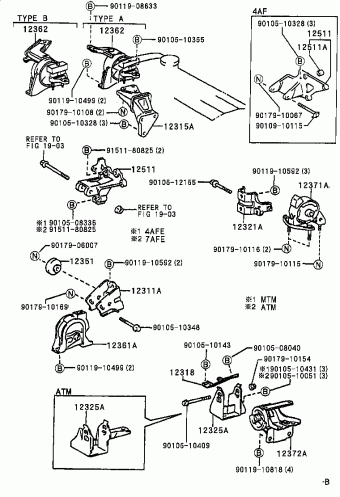 COROLLA LB AE112R-ALPDKQ AE11#,EE110