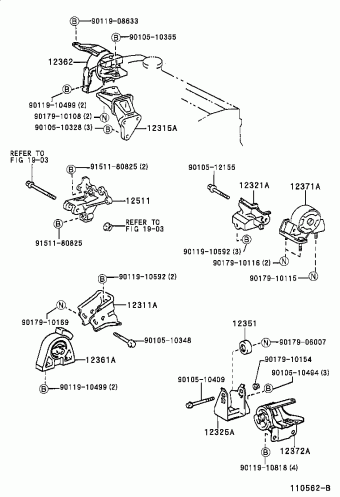 COROLLA SED/WG AE115L-AWMDKW 04.1999