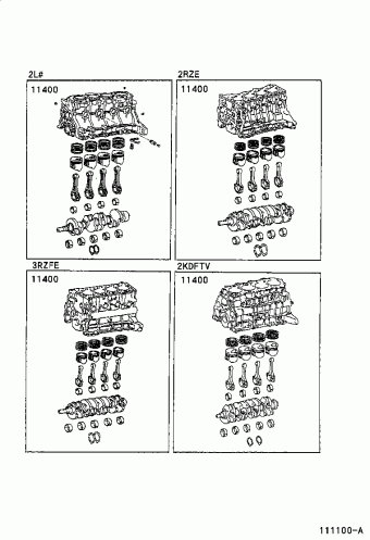 HIACE/HIACE S.B.V LXH12L-SRMRSW KLH1#,2#,LXH1#,2#,RCH1#,2#