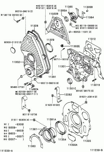 HILUX 2WD LN85L-TRMRS 09.1996