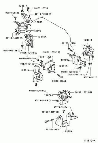 COROLLA SED/WG ZZE112L-GEPDKB AE11#,CE110,EE11#,ZZE11#