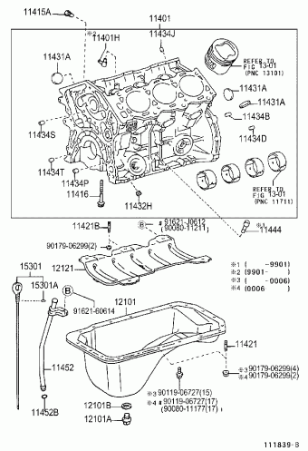 TACOMA VZN195L-PRPDKAB RZN140,150,19#,VZN150,195